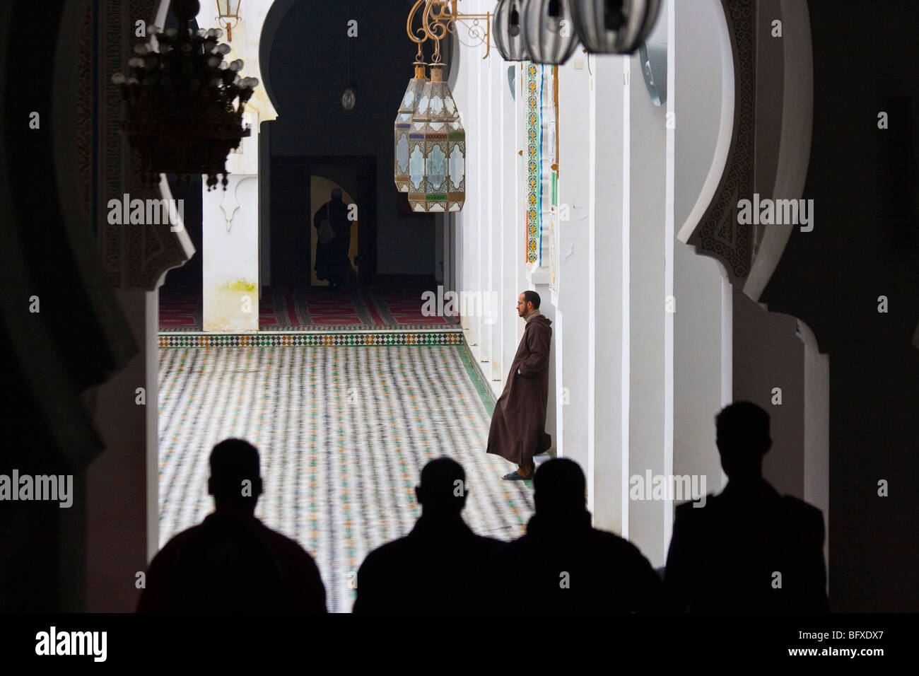 Kairaouine Mosque in Fez Morocco Stock Photo