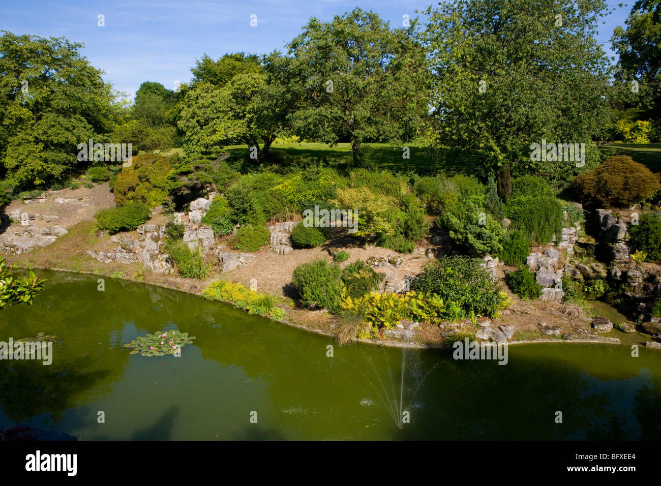 Eltham Palace gardens Stock Photo Alamy