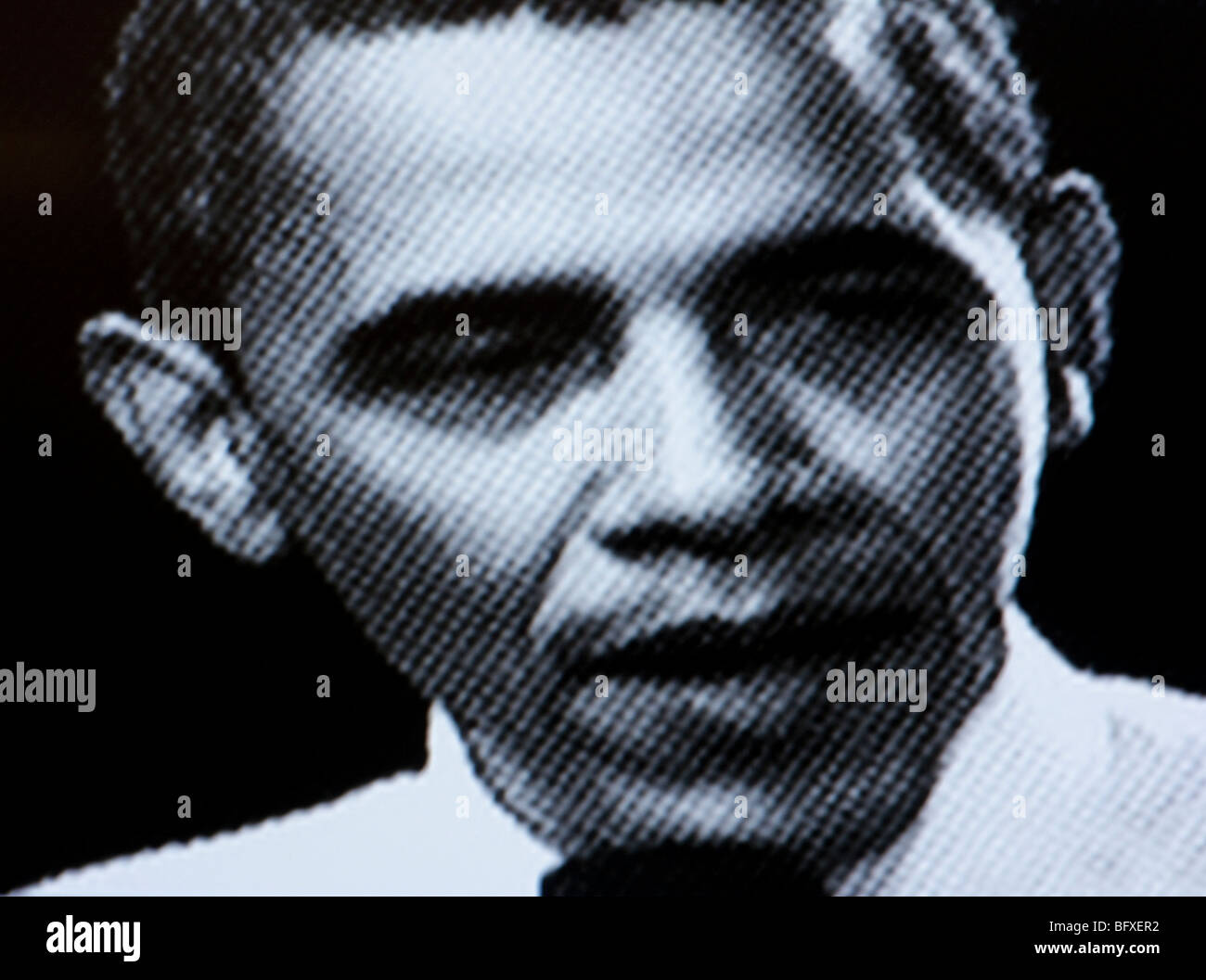 computer manipulated photo of United States President Barack Obama Stock Photo