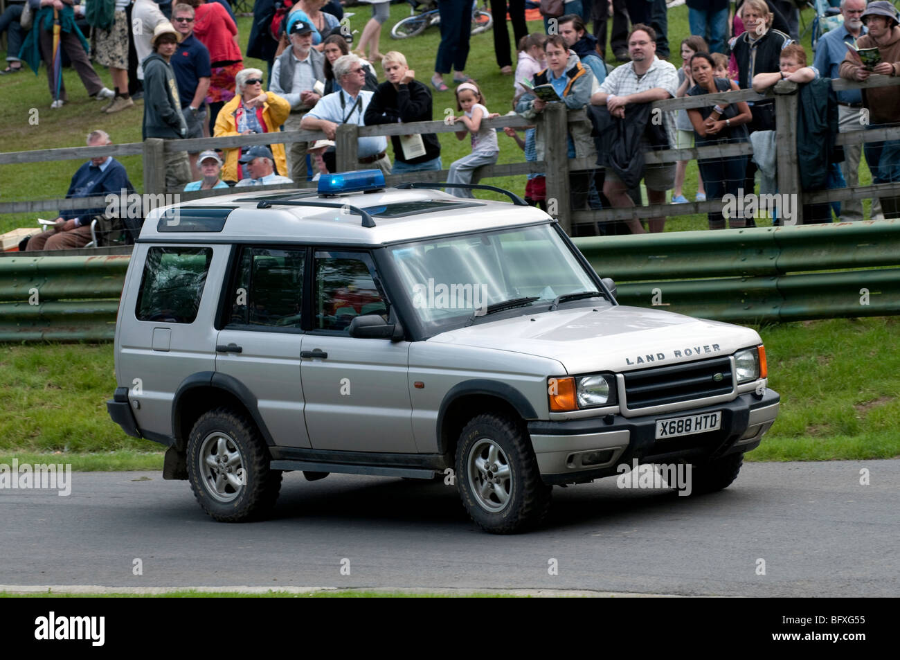 Land Rover Discovery Course car Stock Photo