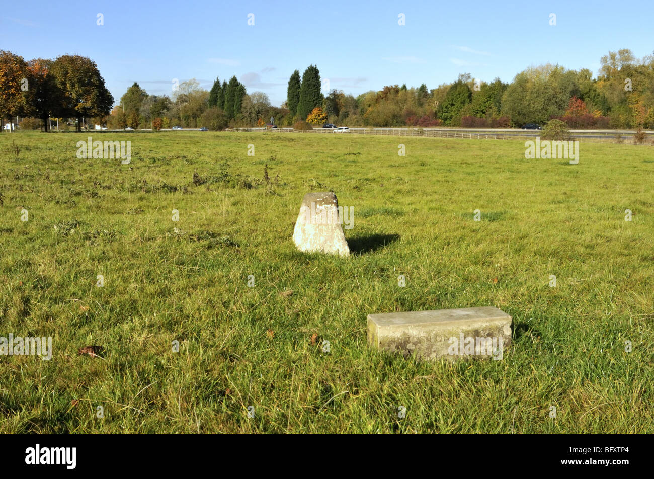 Grave of Robert Snooks, the last man to be executed in England for highway robbery. Stock Photo