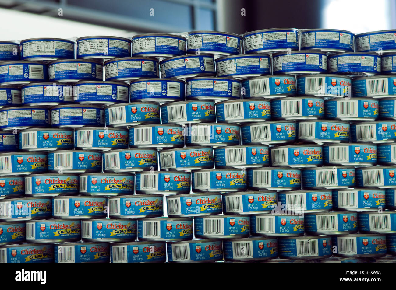 Canstruction design competition in New York Stock Photo - Alamy