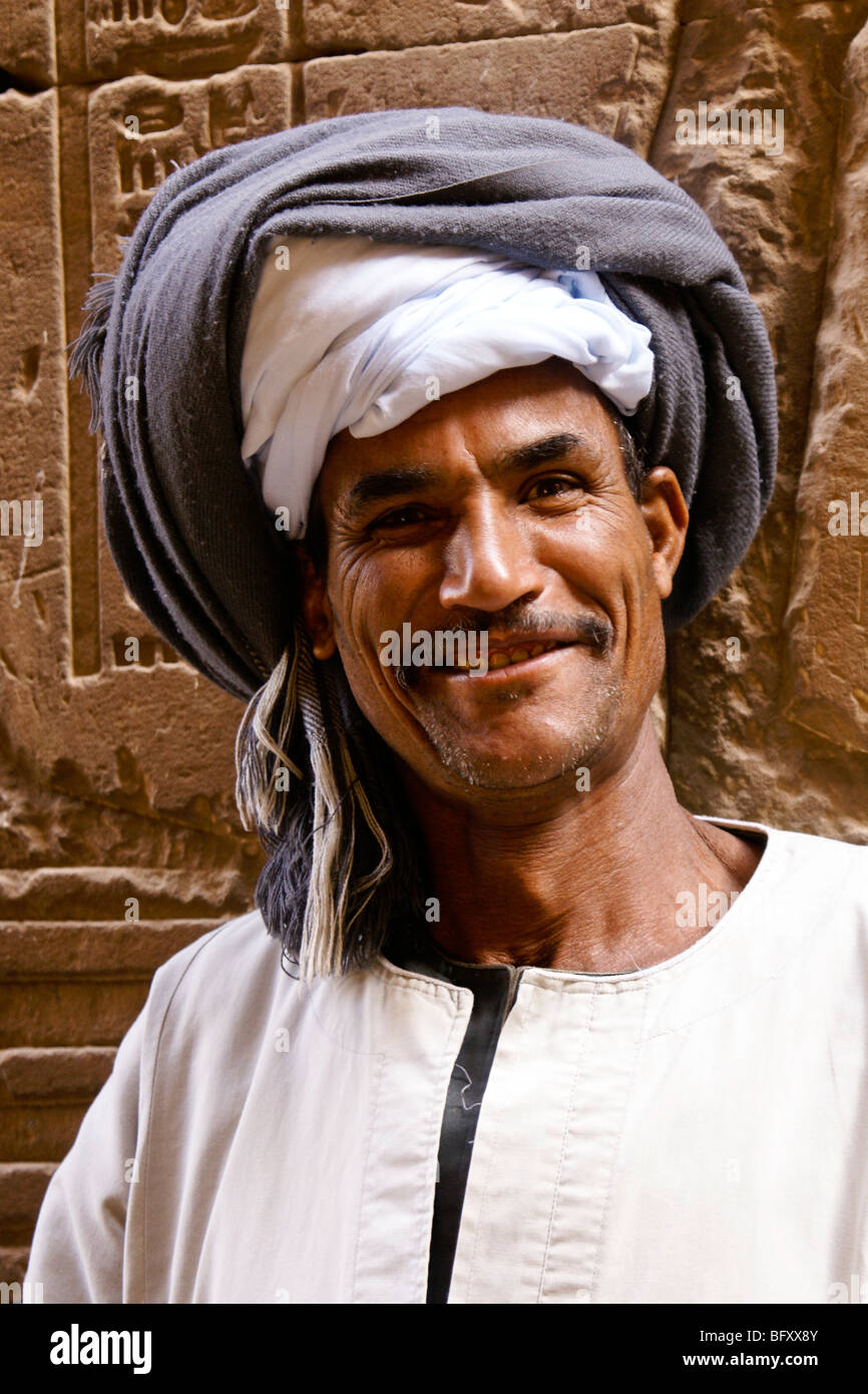 Egyptian man, Luxor, Egypt Stock Photo