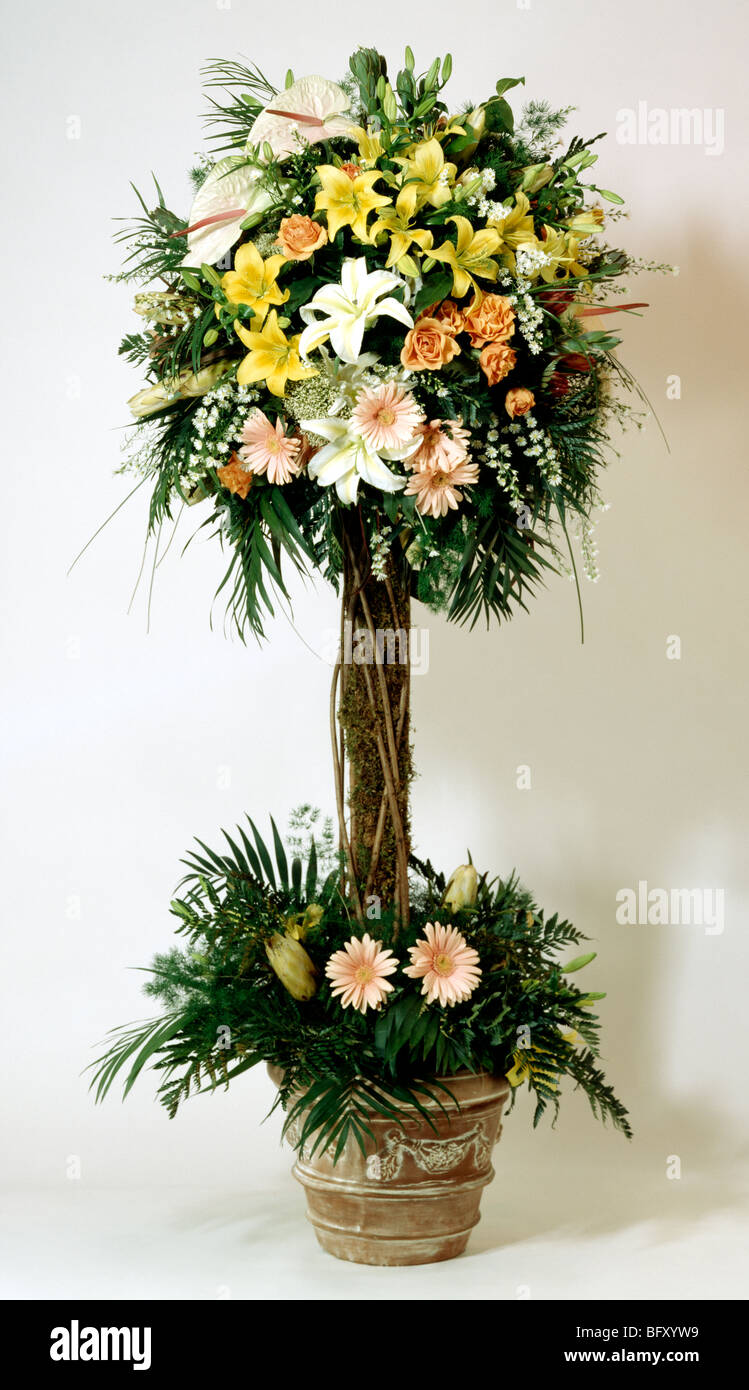 Bouquet of various flowers Stock Photo