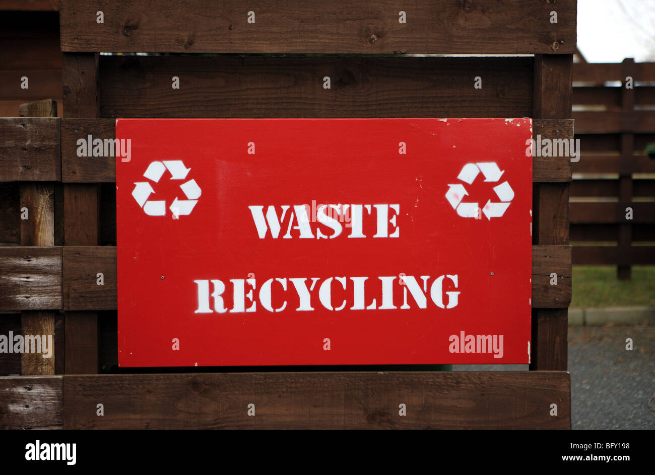 Waste recycling centre sign hires stock photography and images Alamy