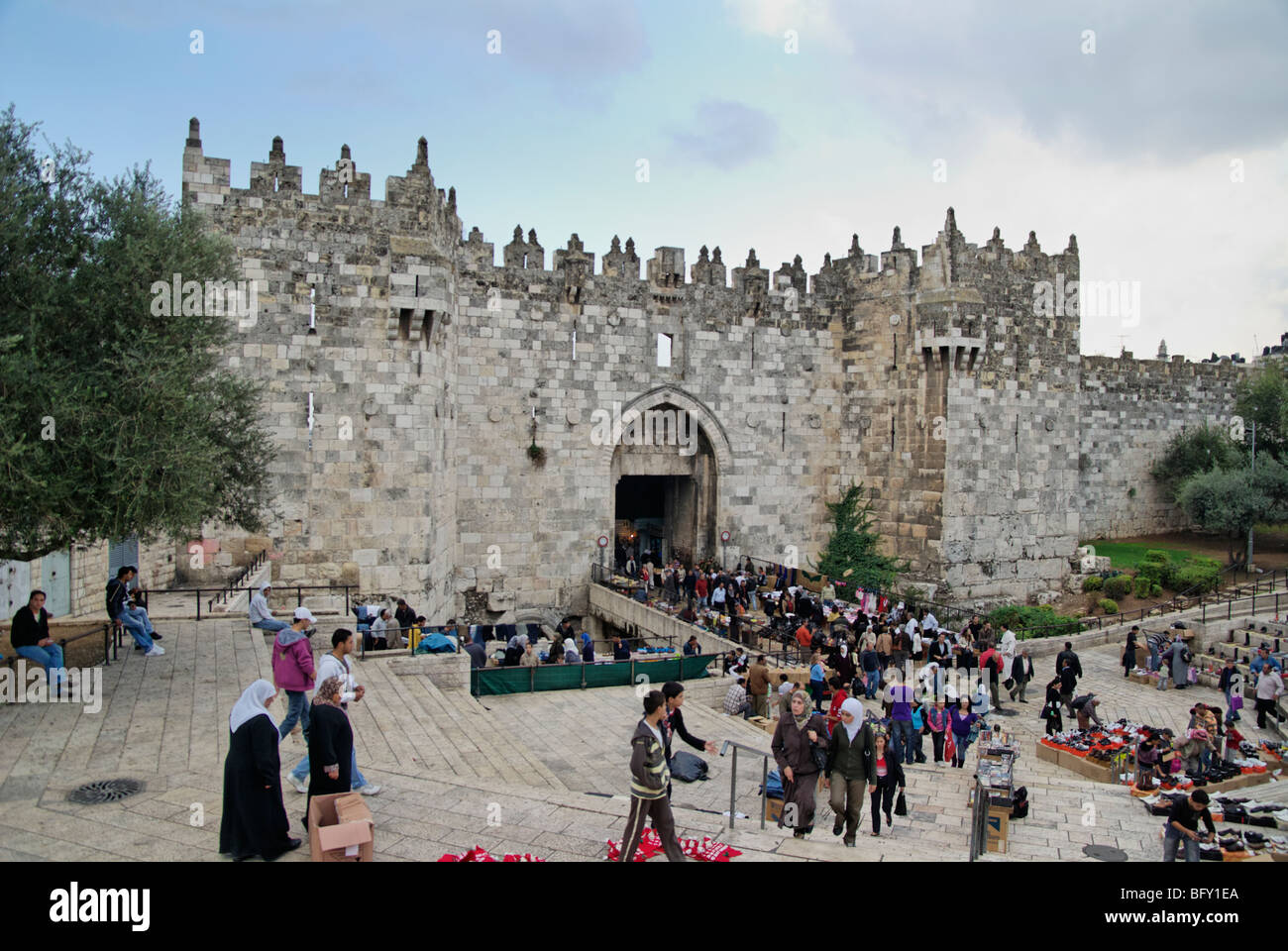 Damascus gate, Jerusalem Stock Photo