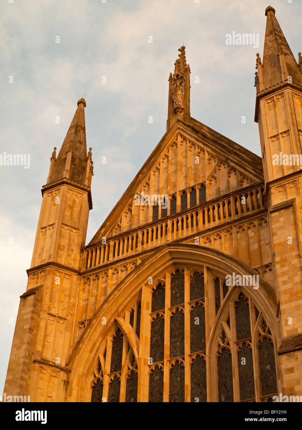 Stained glass windows winchester cathedral hi-res stock photography and ...