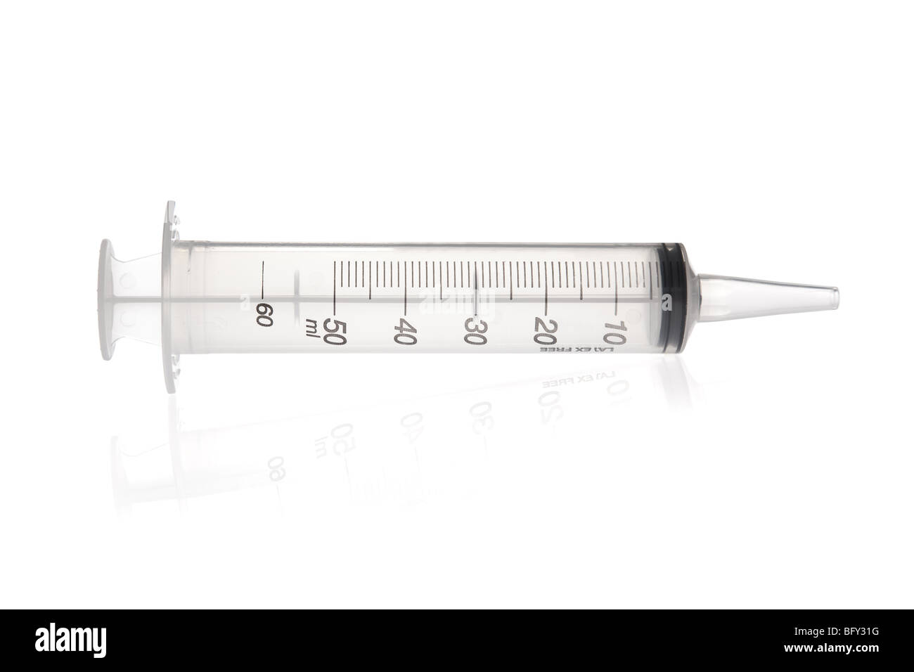 Large feeding syringe isolated on a white background Stock Photo Alamy