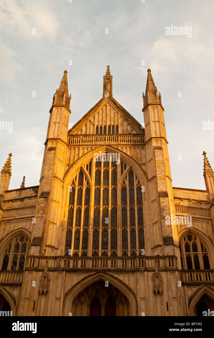 Stained glass windows winchester cathedral hi-res stock photography and ...