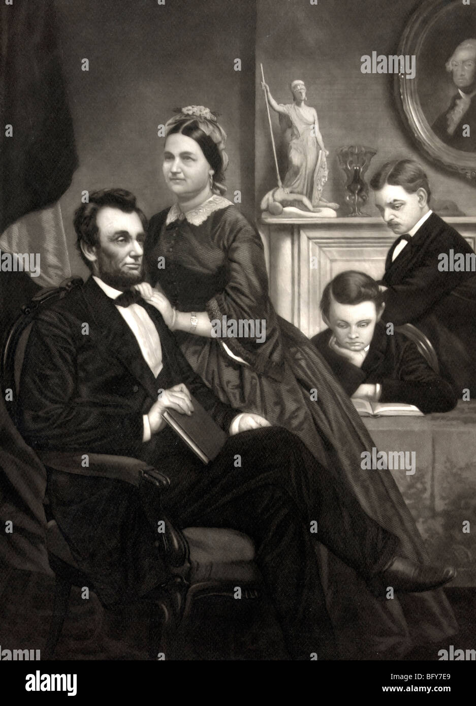 Abraham lincoln family hi-res stock photography and images - Alamy