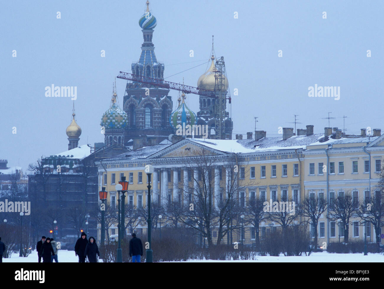 Church of spilled blood in St Petersburg, Russia Stock Photo