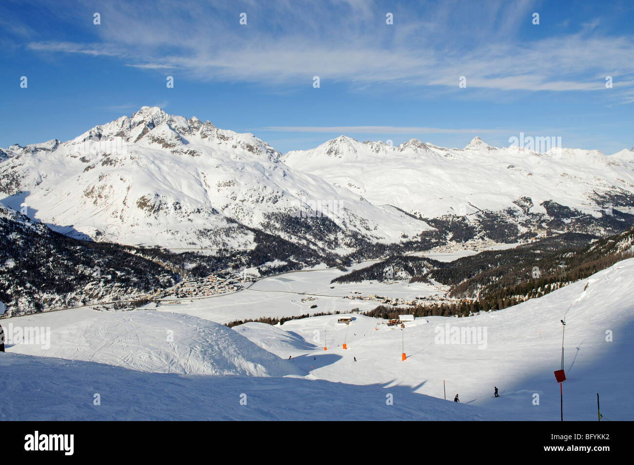 Alp Surley, Corvatsch ski resort, St. Moritz, canton of Grisons ...