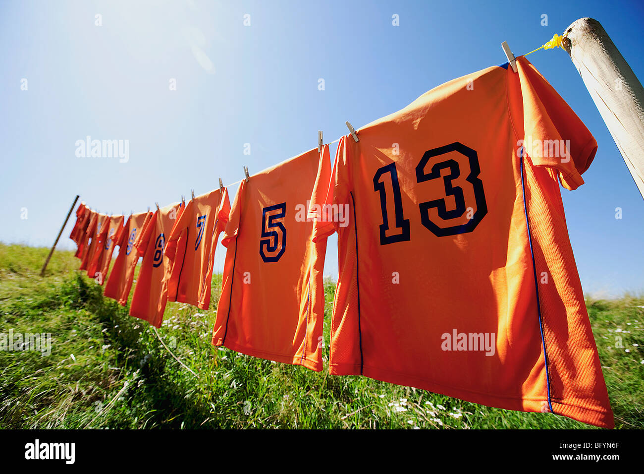Clothesline Outside High Resolution Stock Photography and Images Alamy