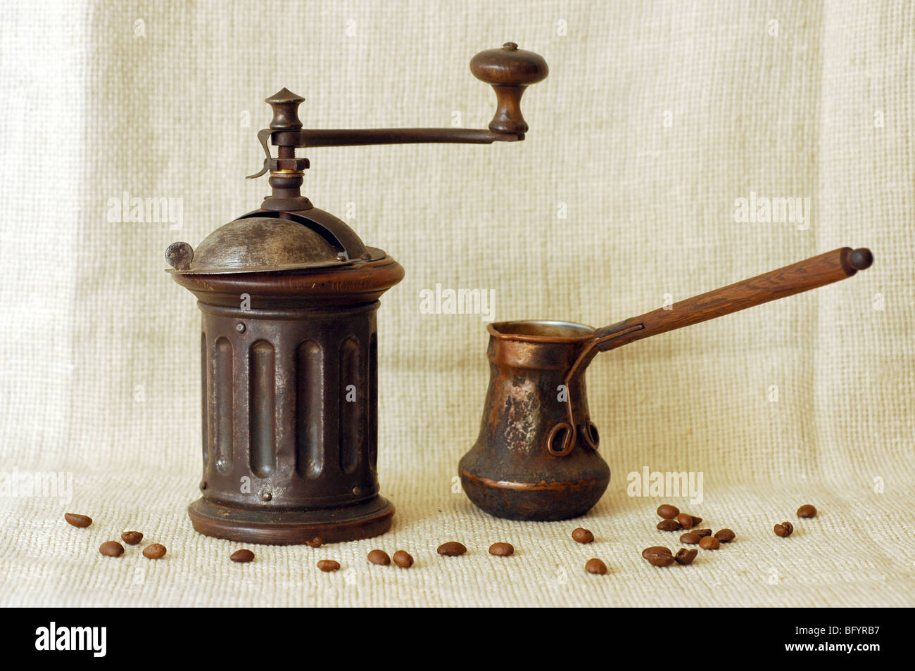 coffee grinder Stock Photo