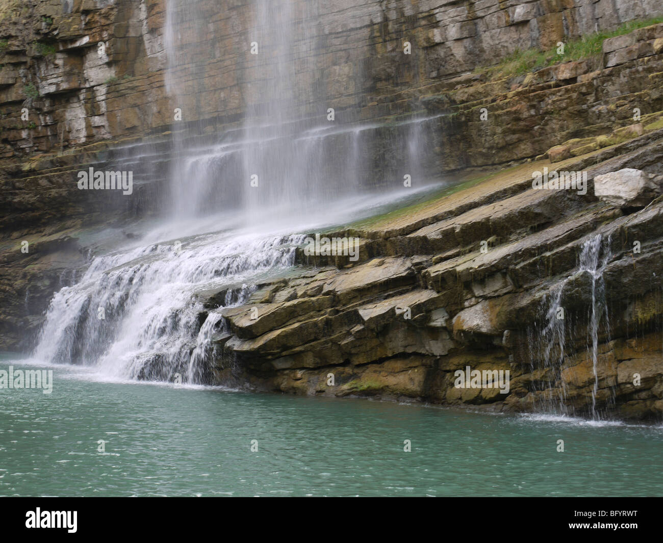 Turkey, Birecik Dam, Euphrates river, waterfall Stock Photo Alamy