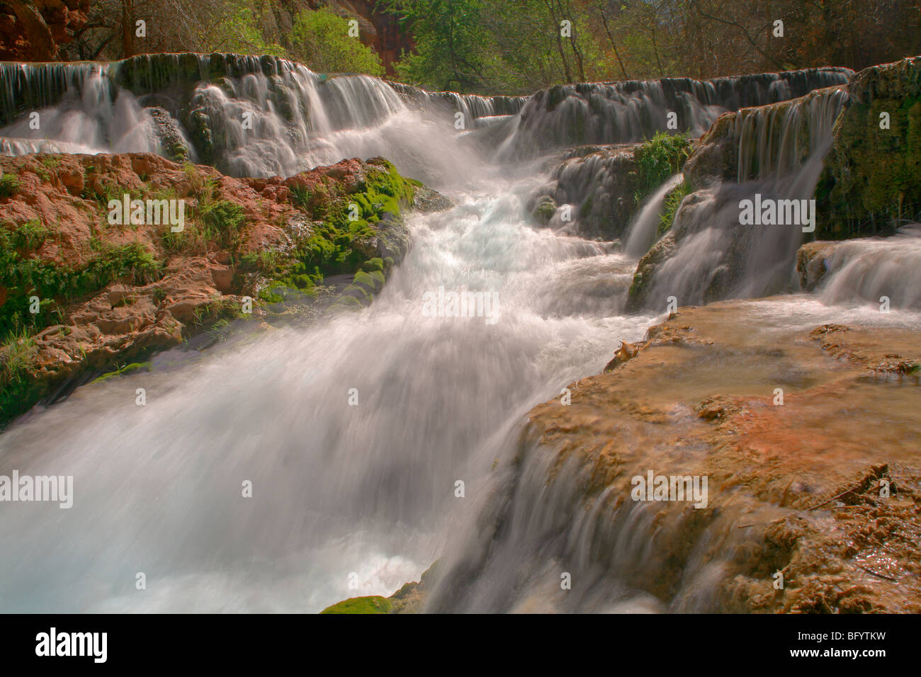 USA, Arizona, Grand Canyon, Beaver Falls Stock Photo