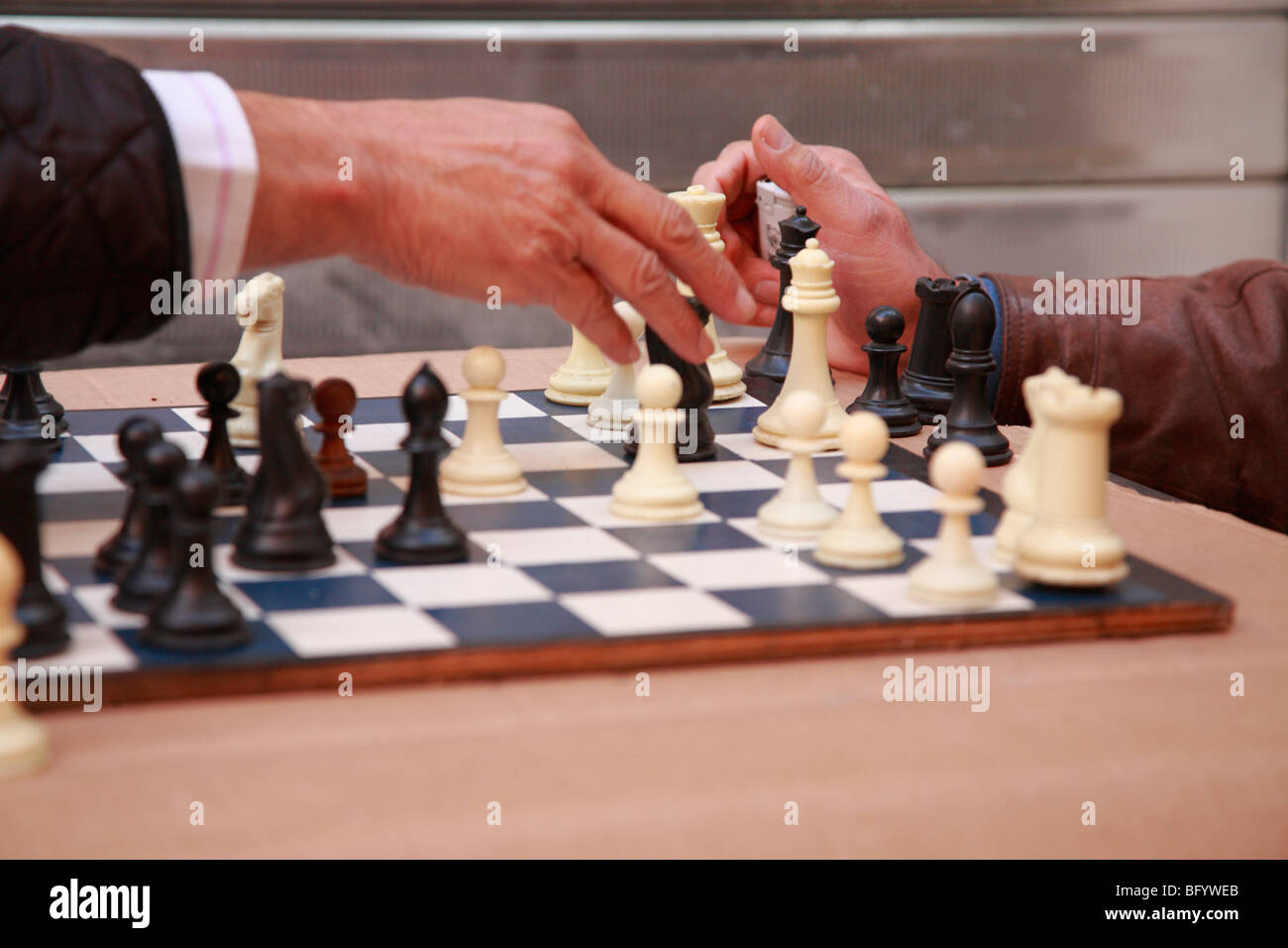 Sicilian Defense in Chess Game Stock Photo - Image of pawn, board: 58943894