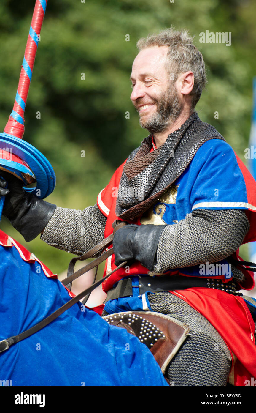 Blue knight joust medieval jousting hi res stock photography and images Blue knight joust medieval jousting hi res stock photography and images