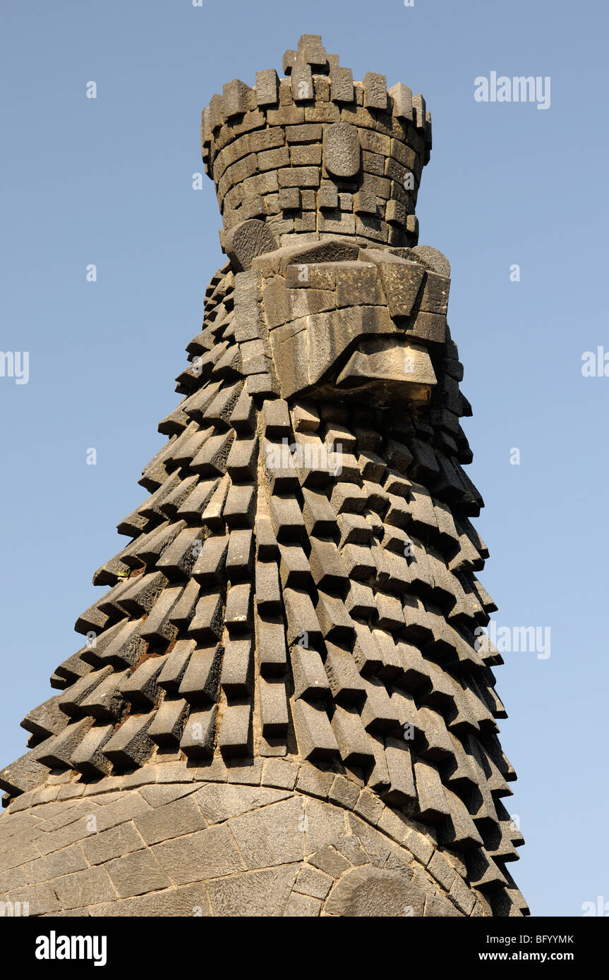 the Lion of Judah, Downtown addis ababa ethiopia Stock Photo