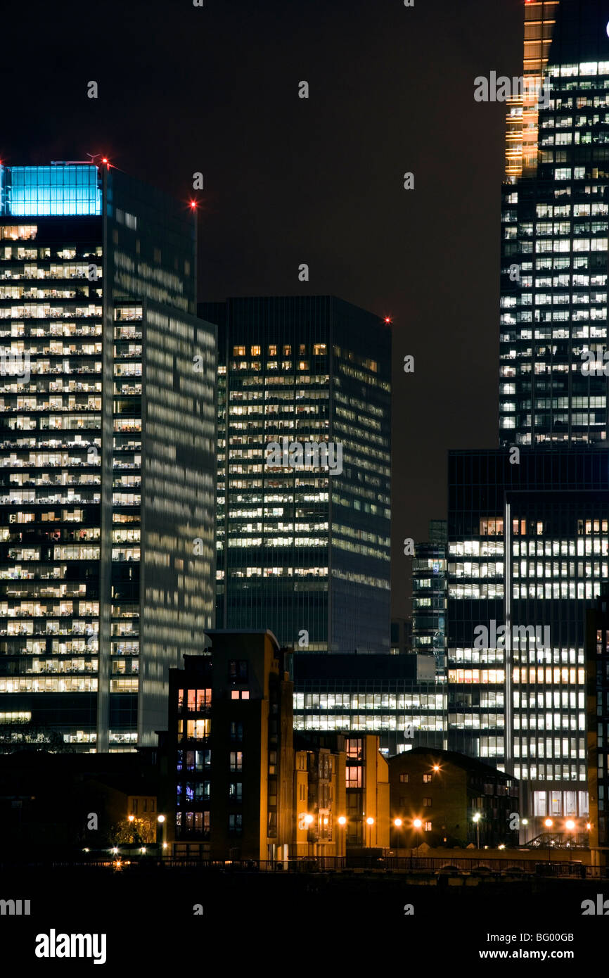 Canary Wharf Financial District London England Stock Photo - Alamy