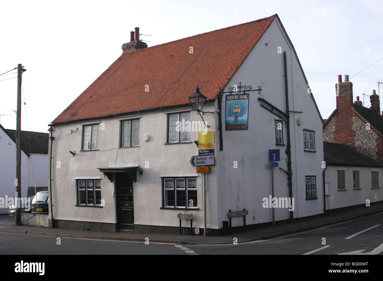 Royal Oak pub Watlington Oxfordshire Stock Photo