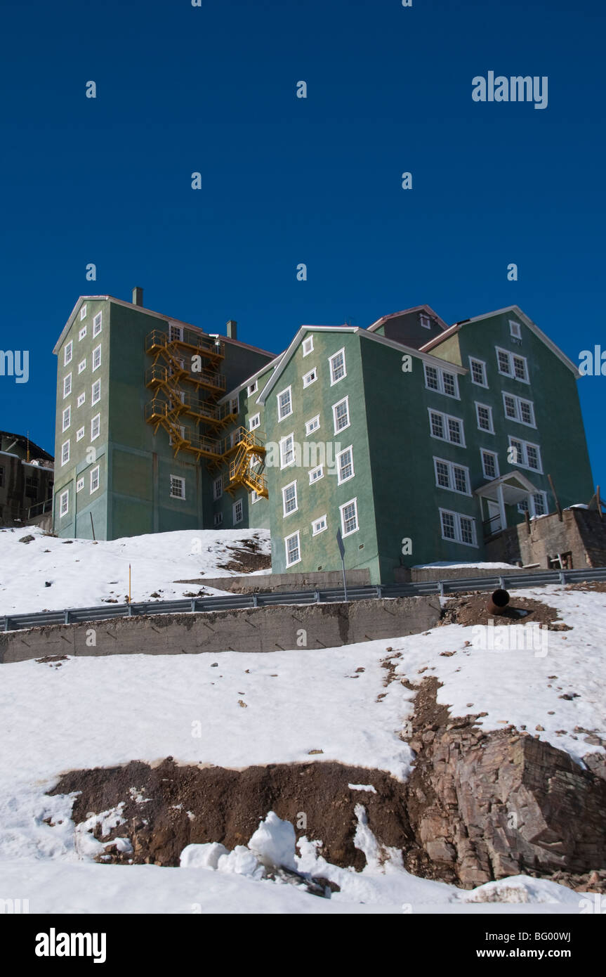 Sewell is an uninhabited Chilean mining town UNESCO designated World Heritage Site in 2006 Stock Photo