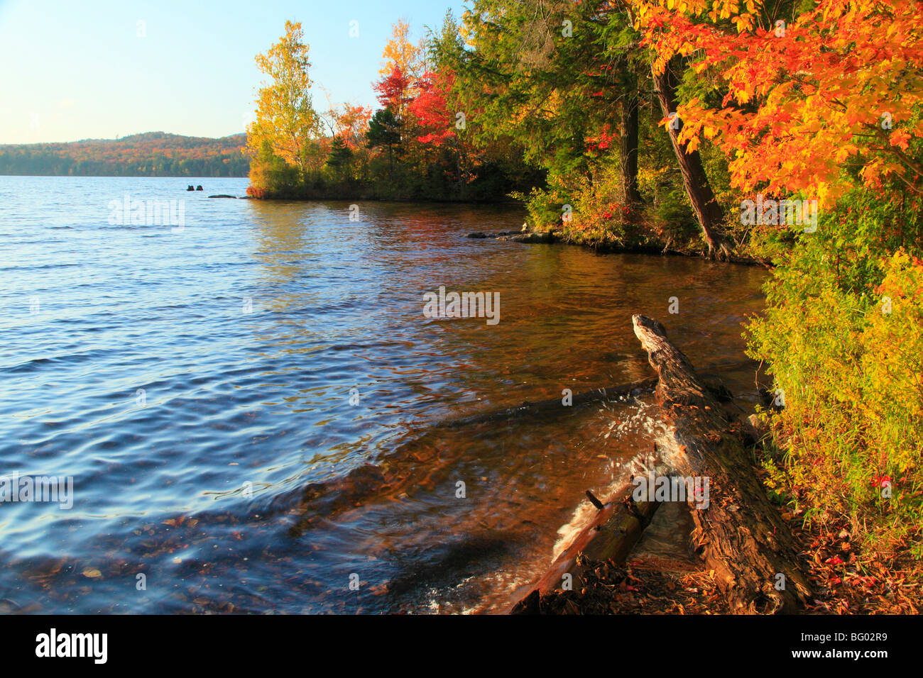 Seventh Lake, Inlet, Adirondacks, New York Stock Photo