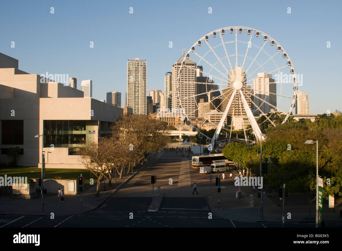 The Wheel of Brisbane, Southbank, Brisbane, Queensland, Australia Stock