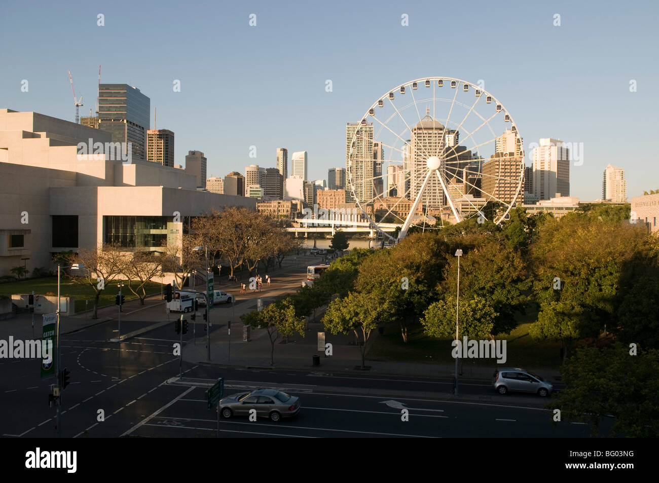 The Wheel of Brisbane, Southbank, Brisbane, Queensland, Australia Stock