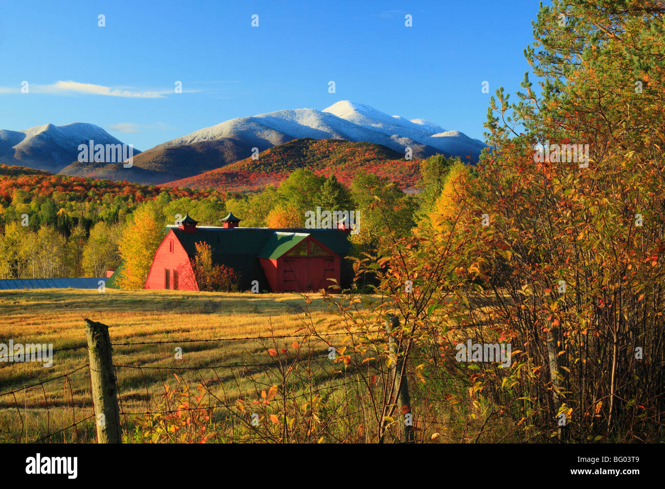 Farm Near North Elba, Adirondacks, New York Stock Photo Alamy