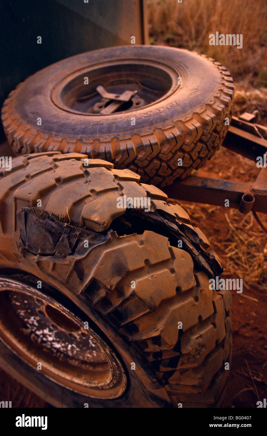 Blown Tire Stock Photos & Blown Tire Stock Images - Alamy