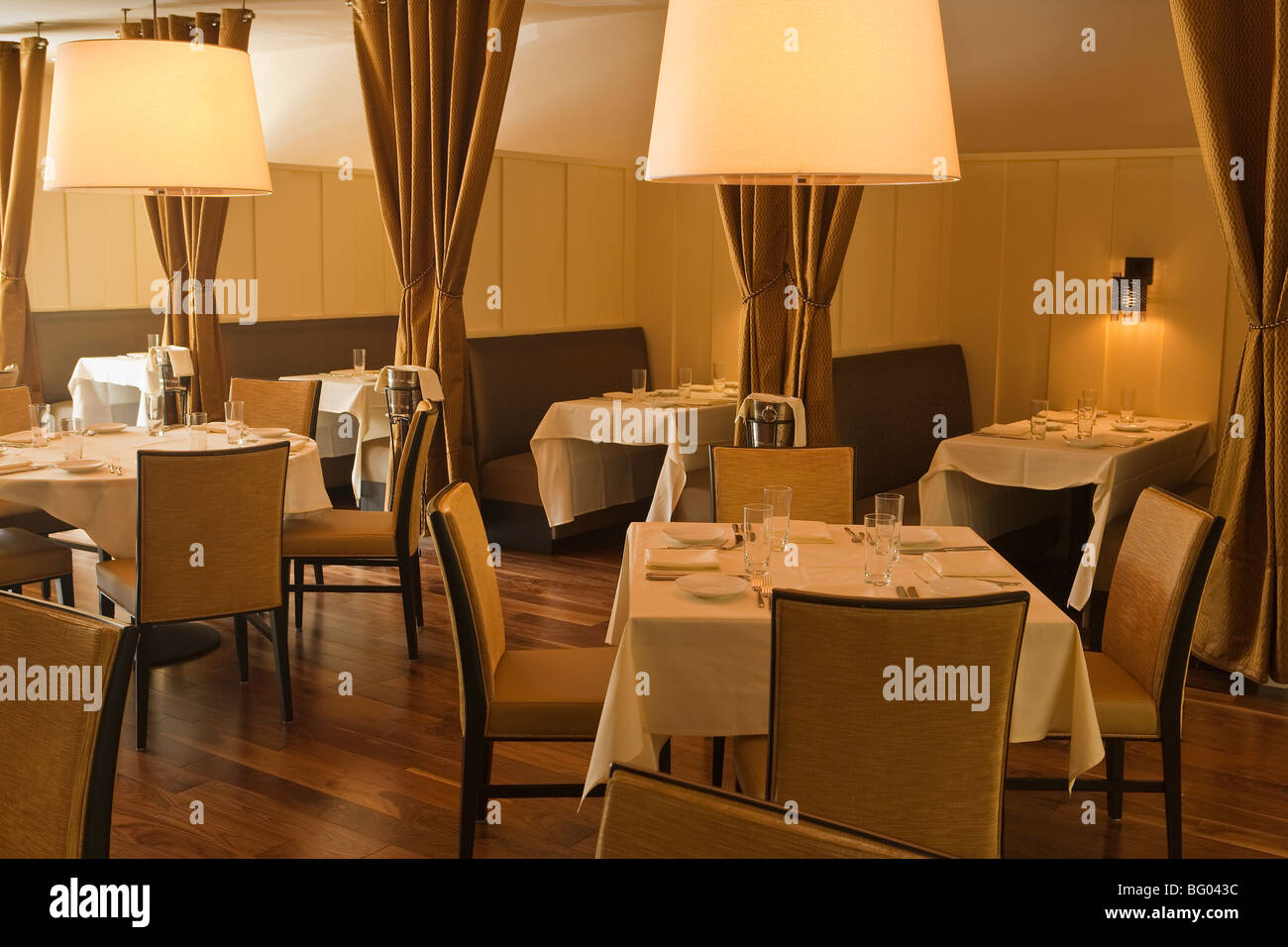 dining room, Root 246 Restaurant, Solvang, California, United States of America Stock Photo