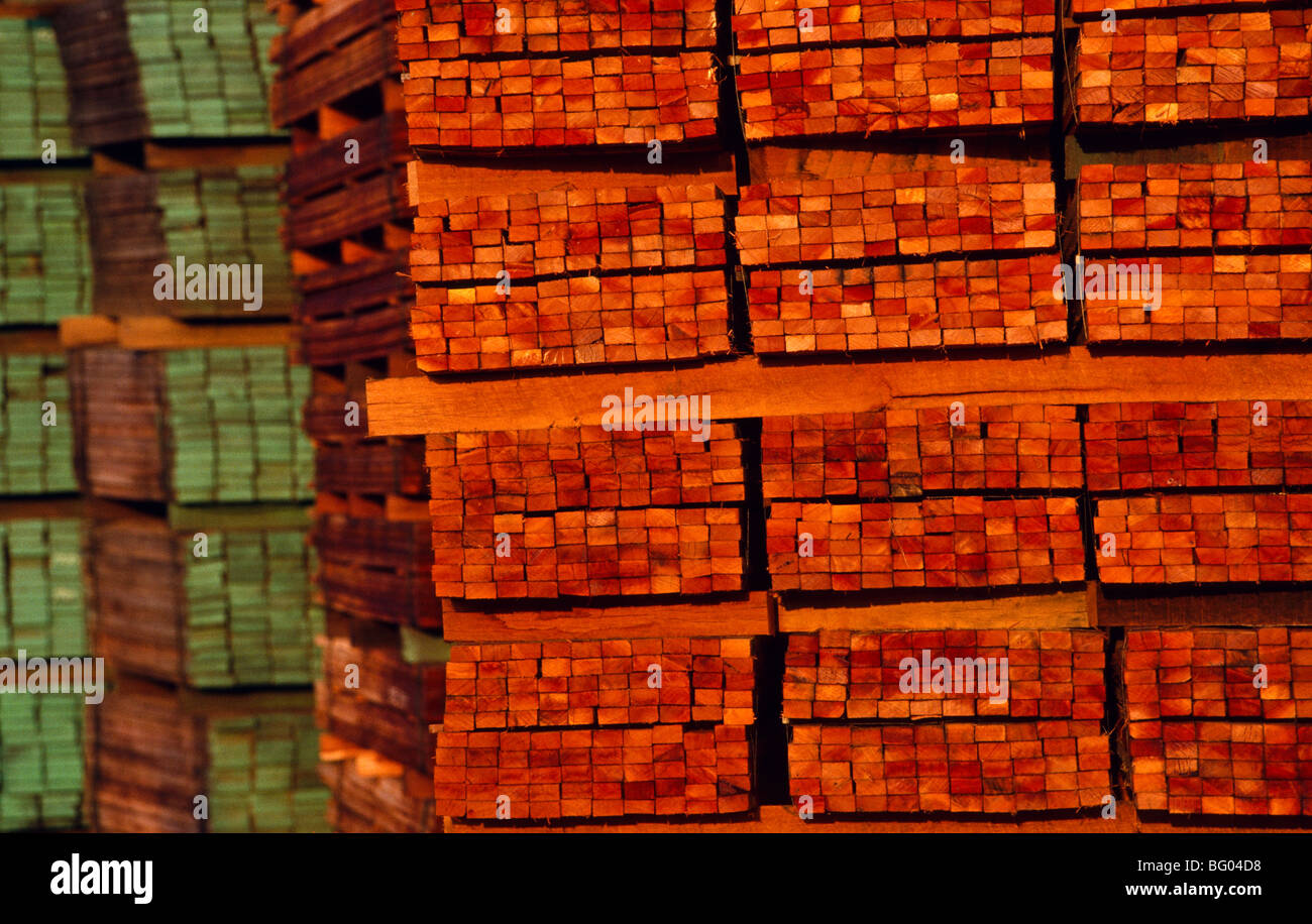 Sawn karri timber, Pemberton, SW Western Australia Stock Photo Alamy