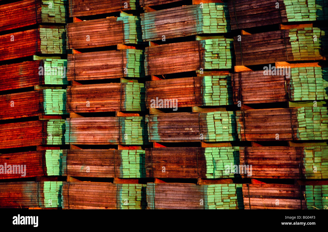 Sawn karri timber, Pemberton, SW Western Australia Stock Photo Alamy
