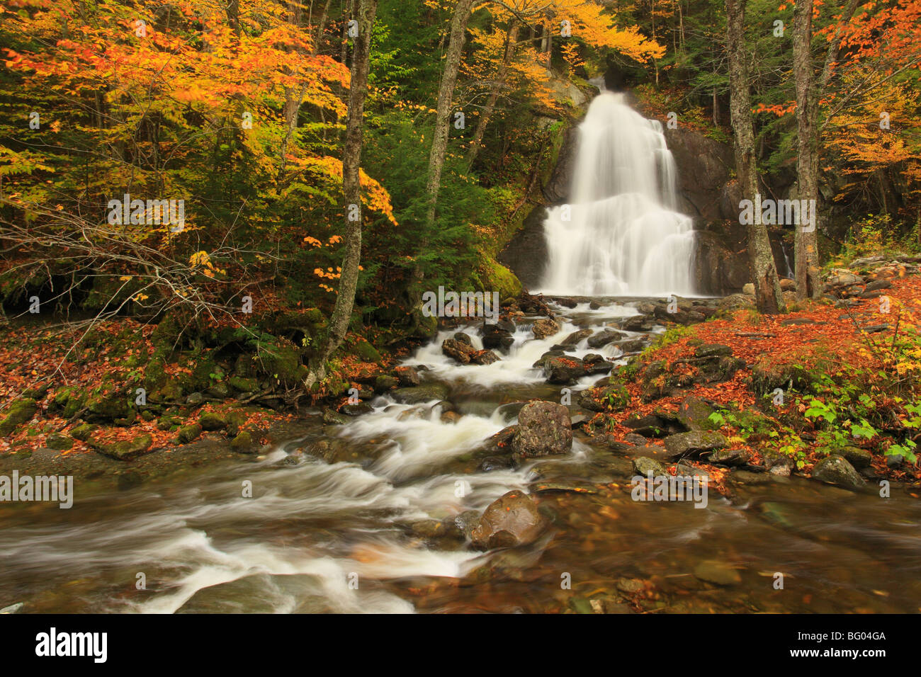 Moss Glen Falls, Granville, Vermont Stock Photo Alamy