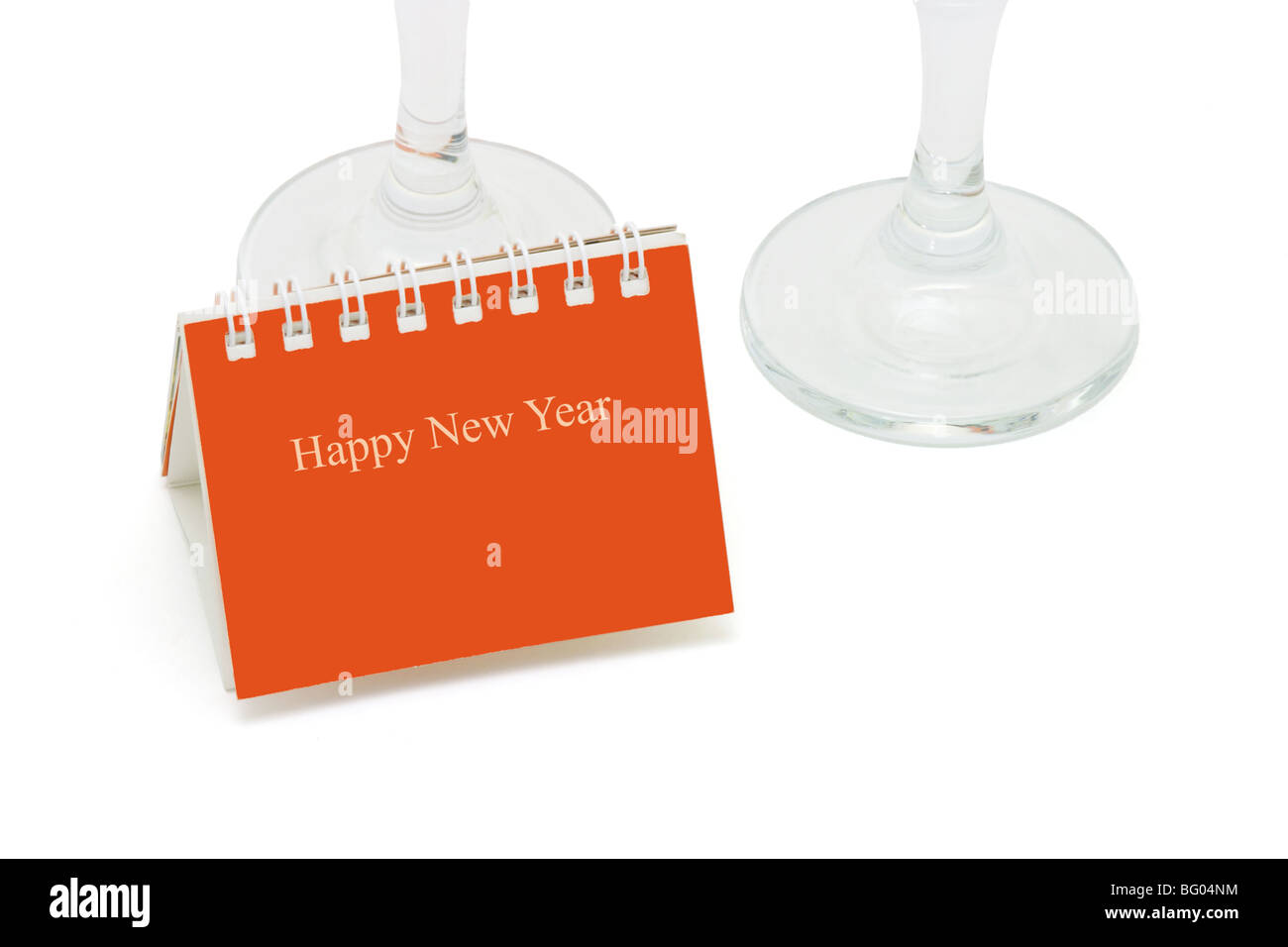 Mini desktop calendar and Mini desktop calendar on white background
