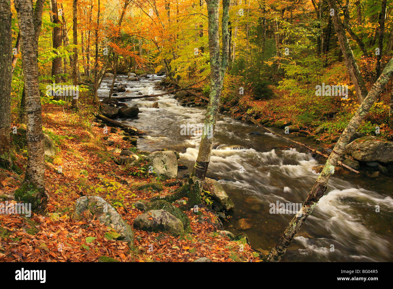 Mad River, Warren, Vermont Stock Photo Alamy