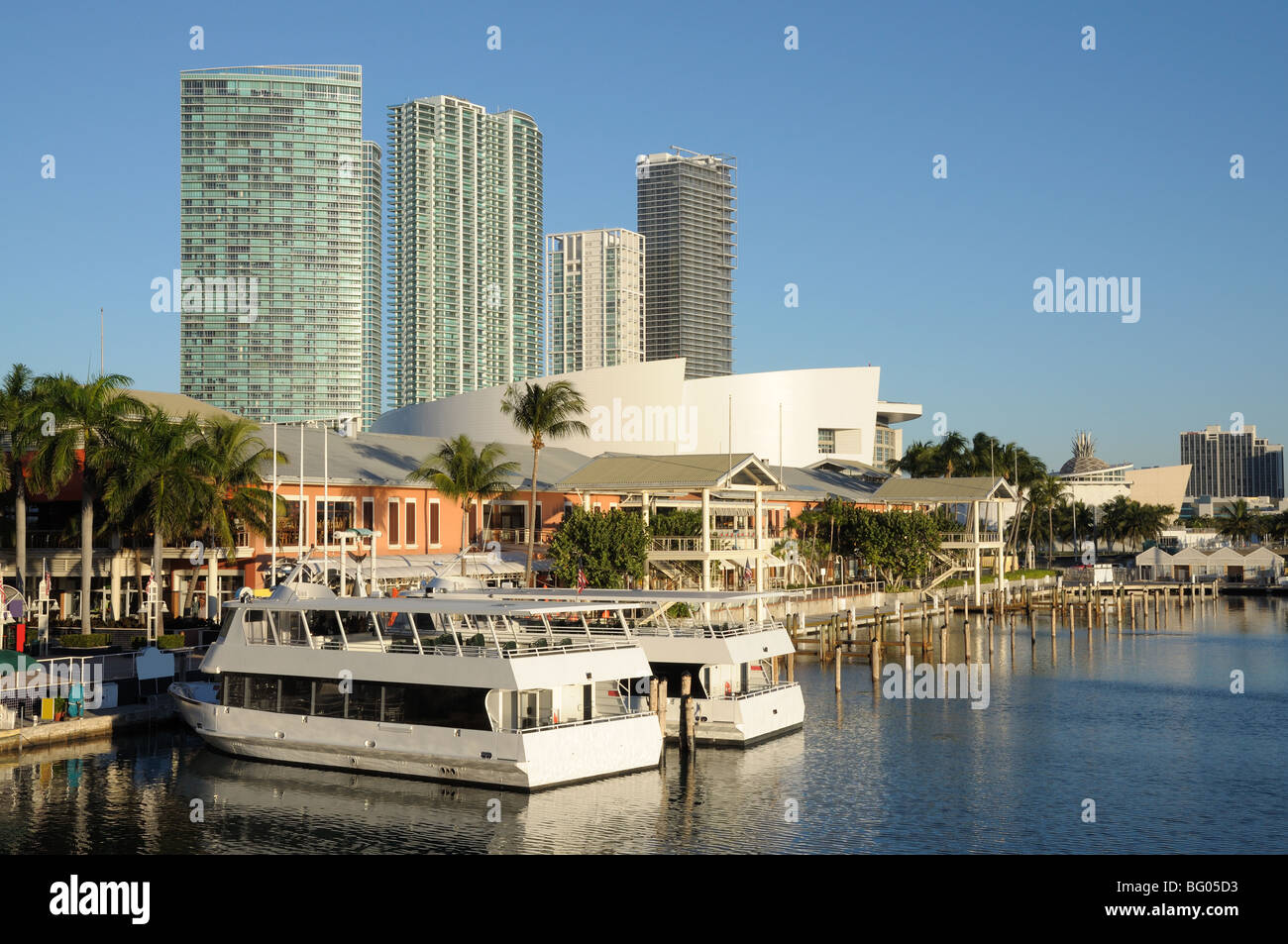 Bayside Marina in Downtown Miami, Florida USA Stock Photo Alamy