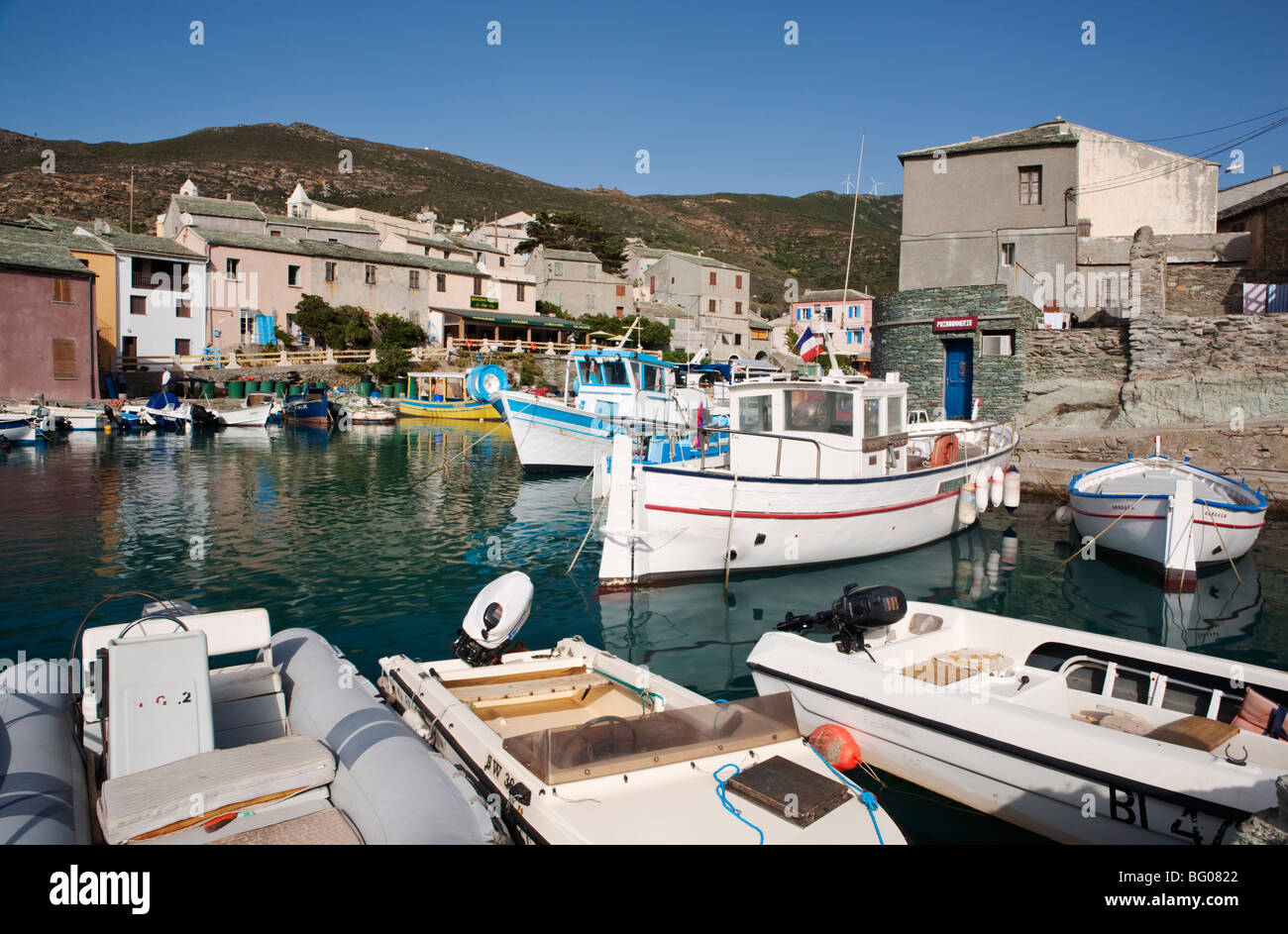 Centuri-Port Cap Corse Corsica France Stock Photo