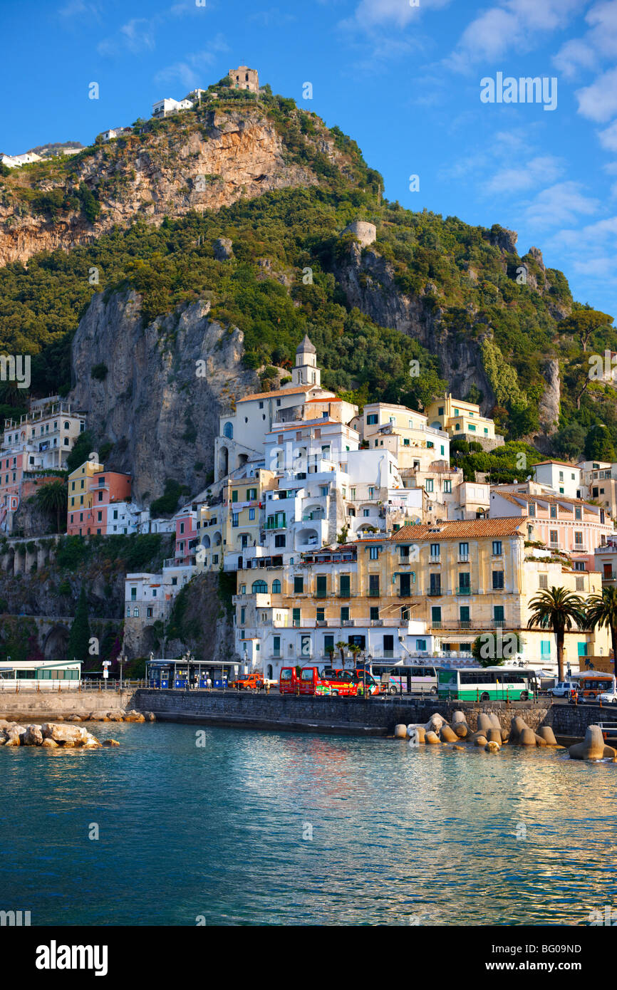 Harbour of Amalfi, Italy Stock Photo