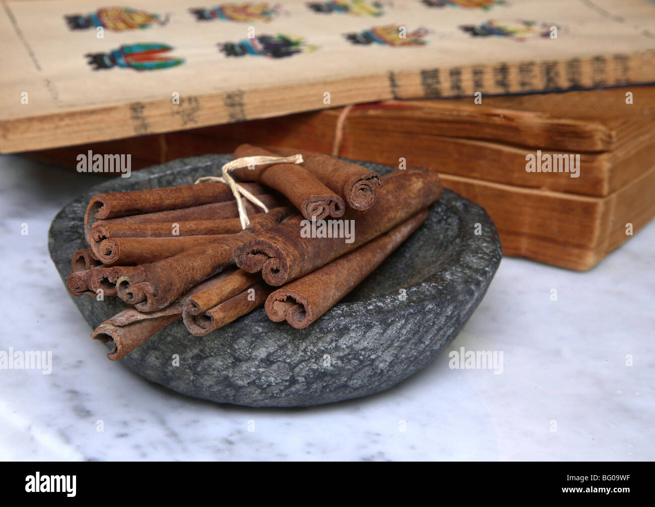 Cinnamon sticks Stock Photo