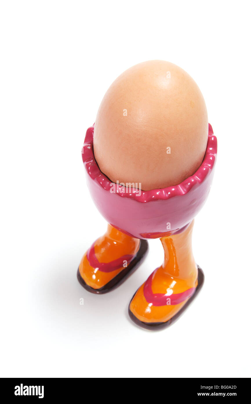 Egg Cup with Legs Stock Photo Alamy