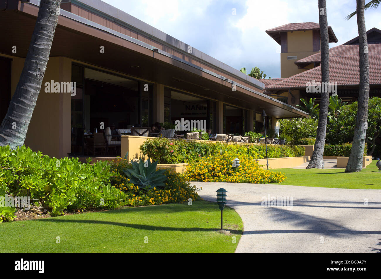 Shells Restaurant at Sheraton Kauai Resort Poipu HI Stock Photo Alamy