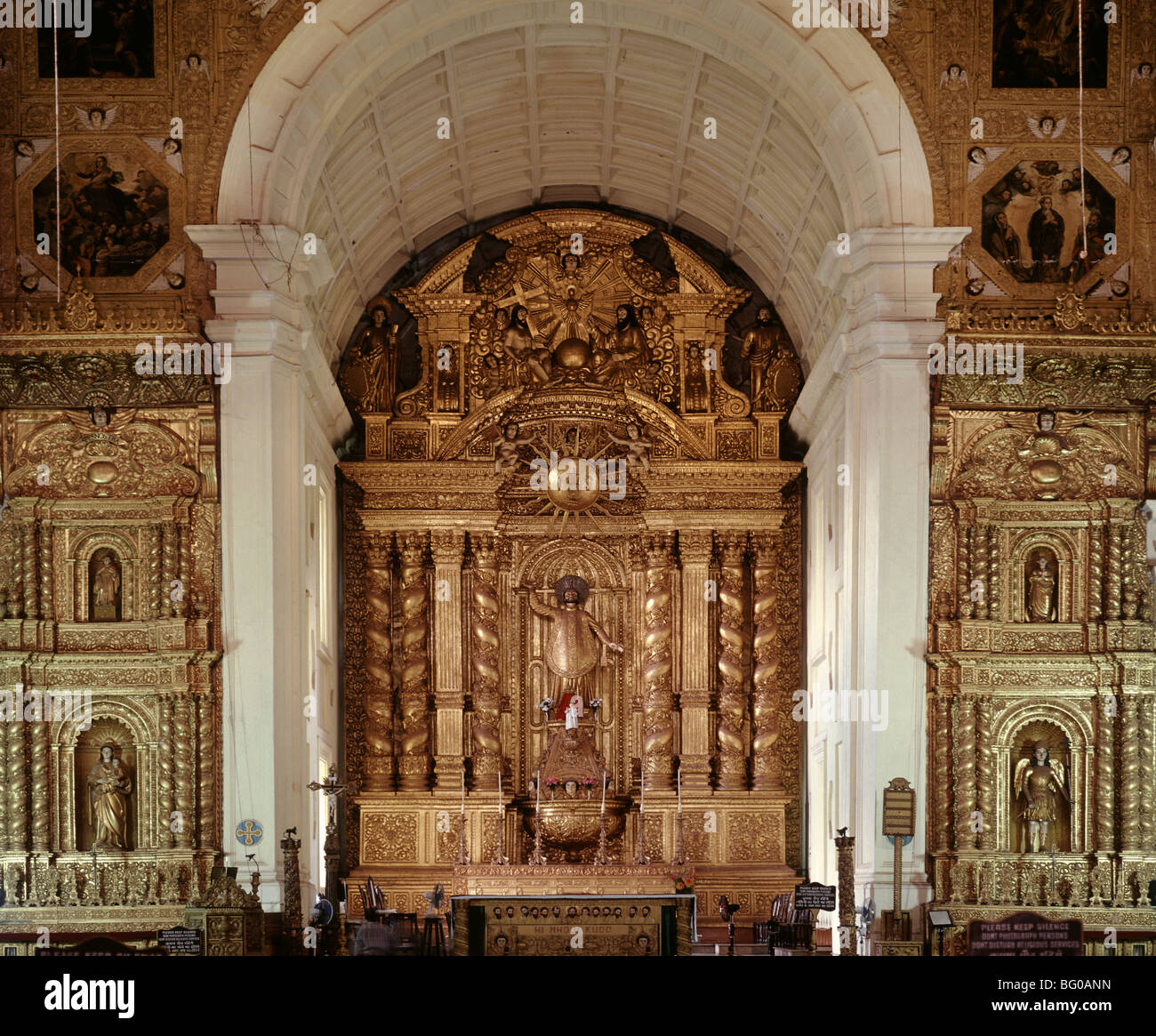 Basilica of Bom Jesus, Old Goa, UNESCO World Heritage Site, Goa, India, Asia Stock Photo