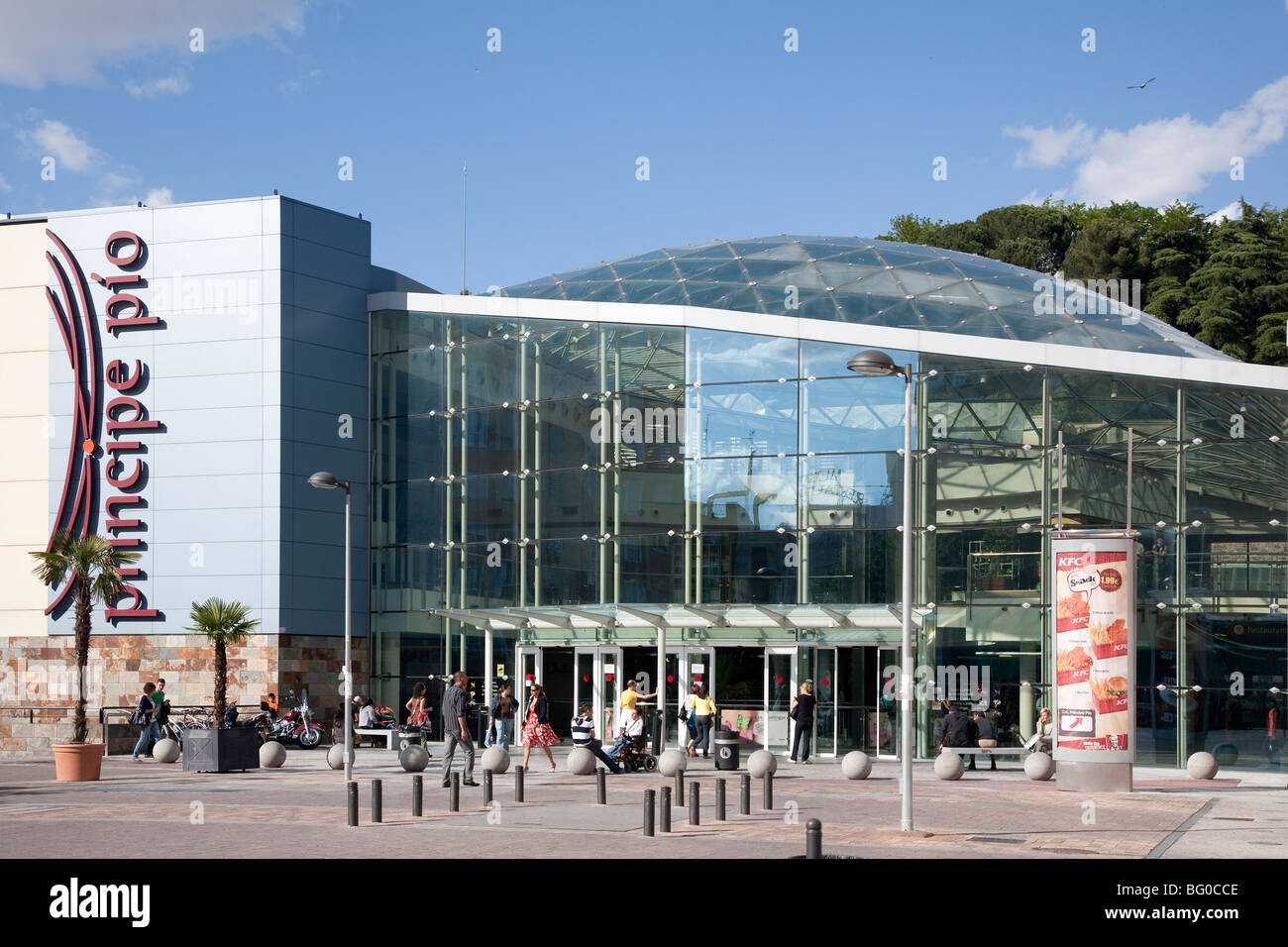 Facade of a shopping centre, Centro Comercial Principe Pio, Madrid, Spain  Stock Photo - Alamy