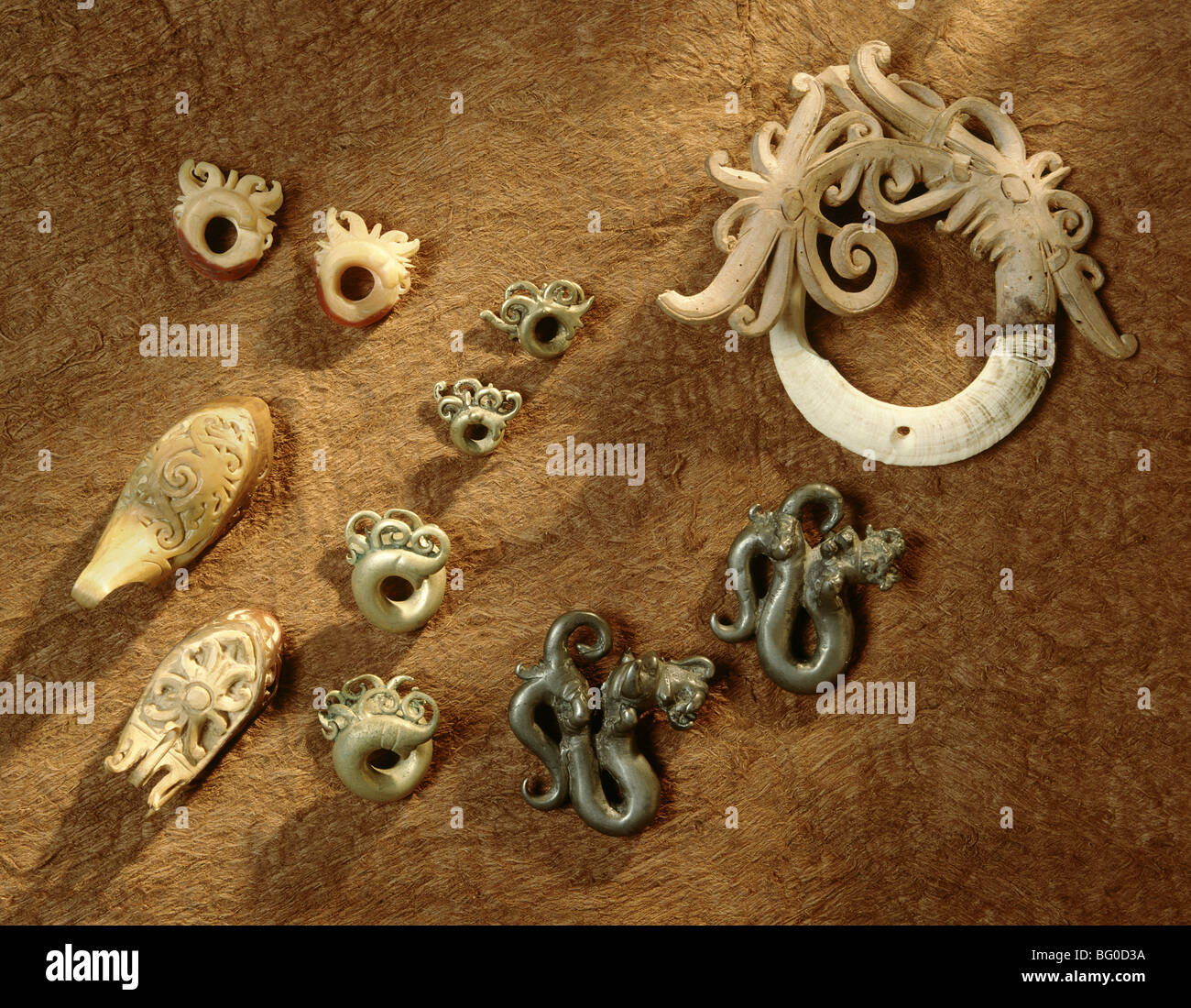 Orang Ulu jewellery, Sarawak, Malaysia, Southeast Asia, Asia Stock Photo