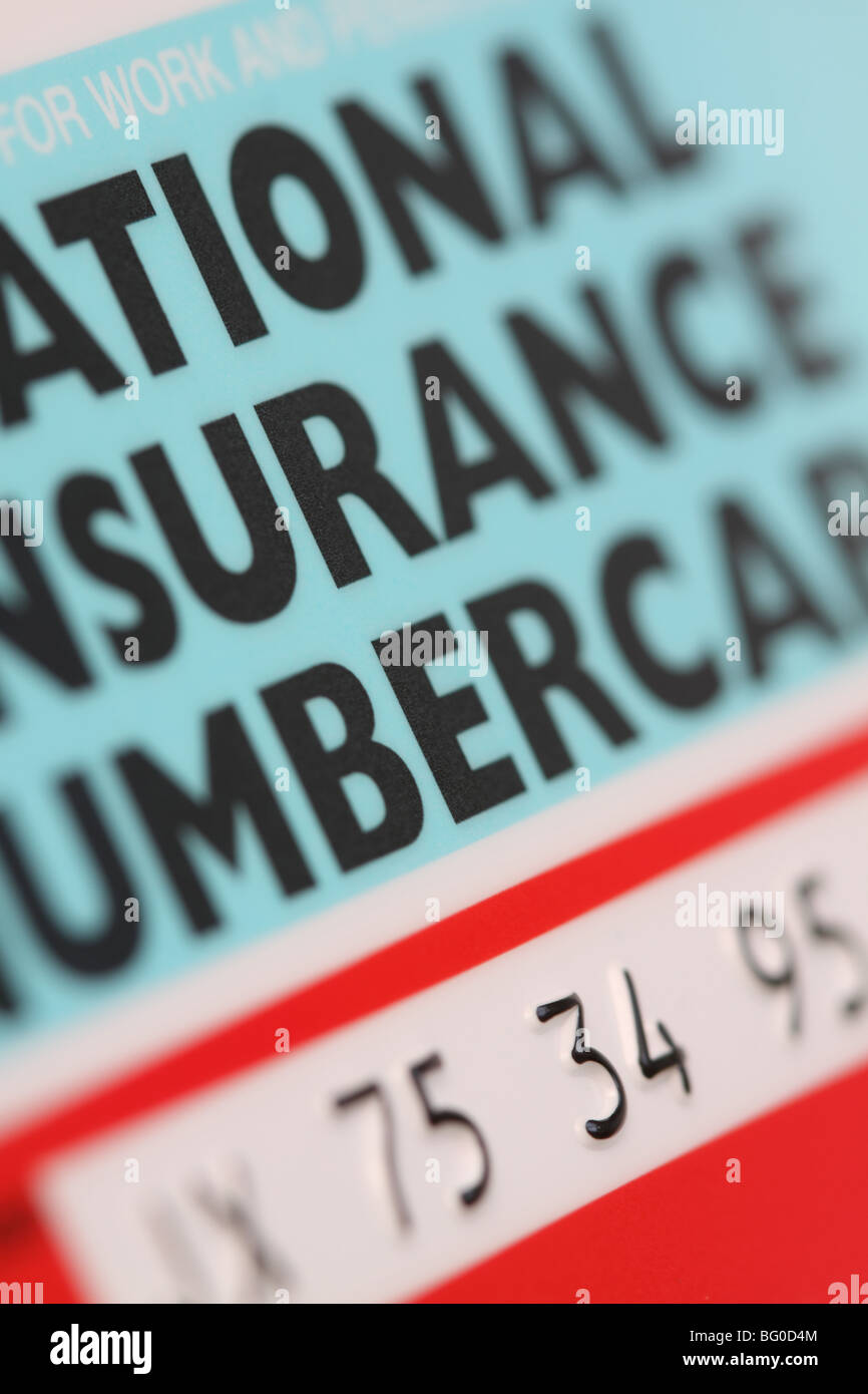 Print National Insurance Number >> National Insurance Number Card Ni Number For Gb Uk Stock Print National Insurance Number >> National Insurance Number Card Ni Number For Gb Uk Stock