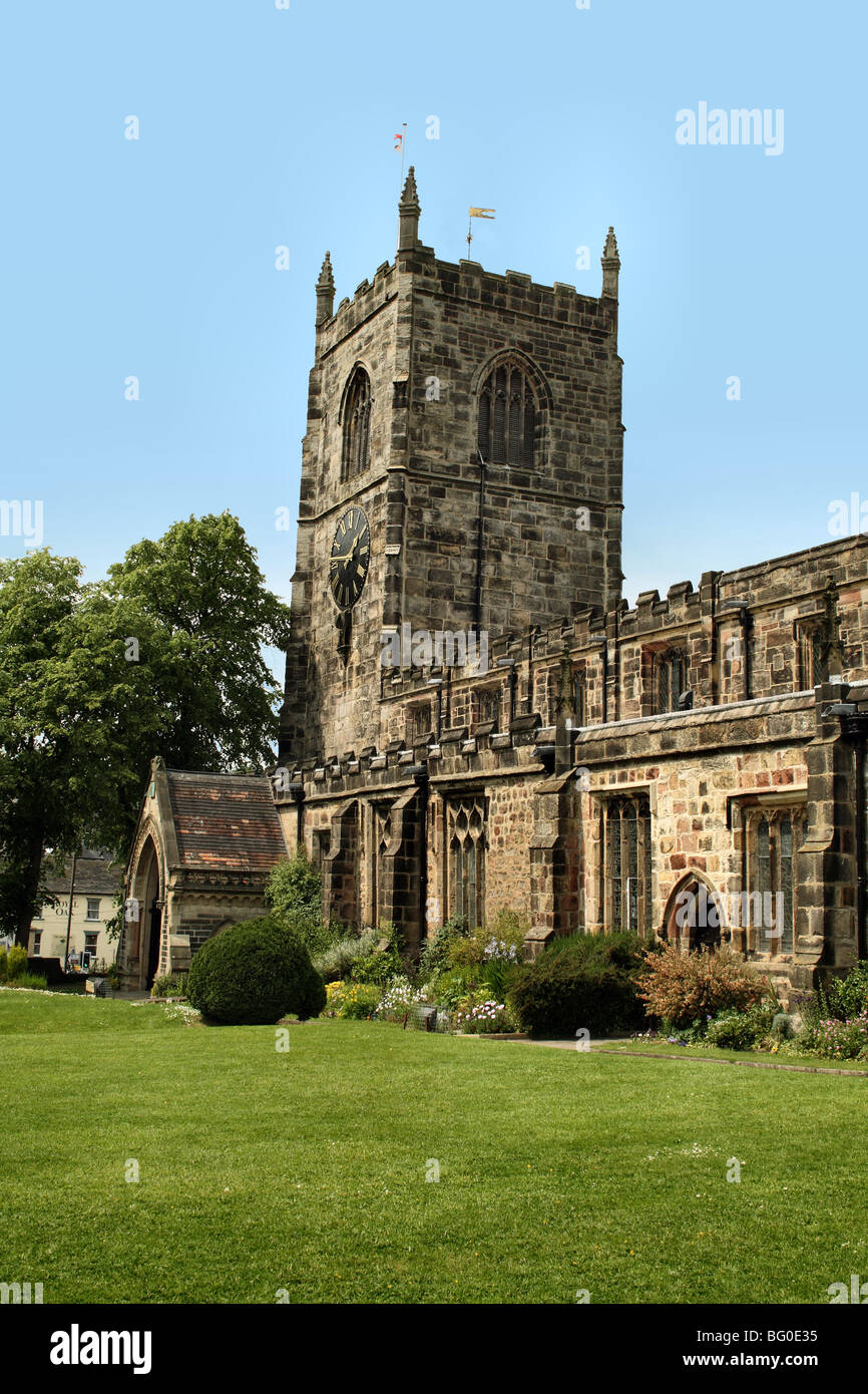 Skipton Holy Trinity Church  in the market town of Skipton north yorkshire place of religion and worship Stock Photo