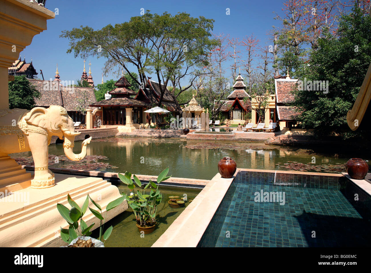 Pool of the Royal Villa at the Mandarin Oriental Dhara Dhevi Hotel in