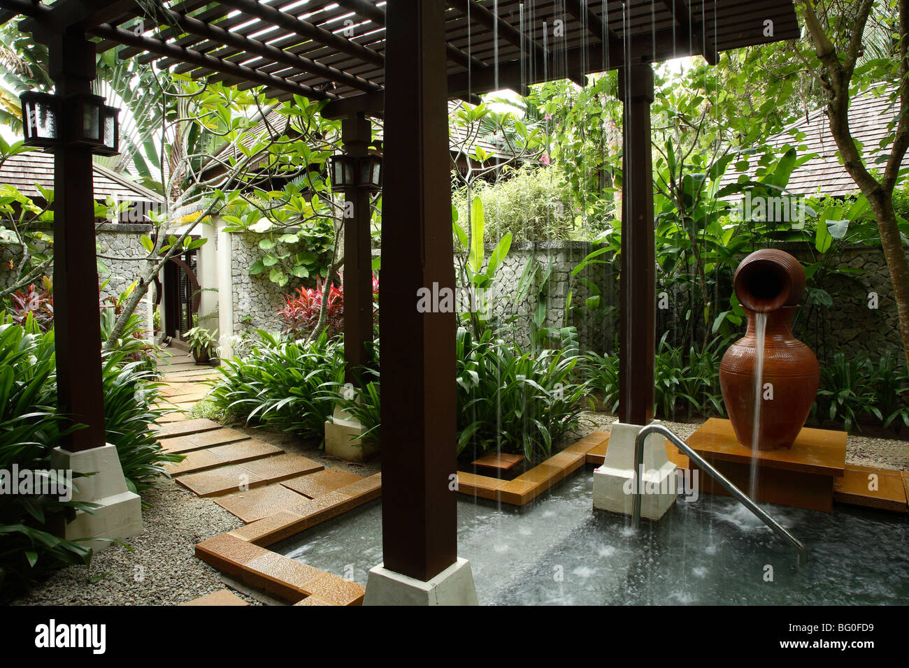 Malay Circulating Bath At The Bath House At The Spa Village At Pangkor Laut Resort Pangkor Laut Malaysia Southeast Asia Asia Stock Photo Alamy